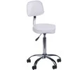 Beauty System Kosmetologinė meistro kėdutė COSMETIC BEAUTY STOOL PRACTIC SHAPE Baltas