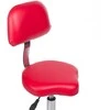 Beauty System Kosmetologinė meistro kėdutė COSMETIC BEAUTY STOOL PRACTIC SHAPE Raudonas