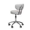 Beauty System Kosmetologinė meistro kėdutė COSMETIC BEAUTY STOOL PRACTIC SKANDI Pilkas
