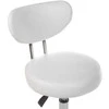 Beauty System Kosmetologinė meistro kėdutė COSMETIC BEAUTY STOOL PRACTIC SKANDI Baltas