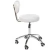 Beauty System Kosmetologinė meistro kėdutė COSMETIC BEAUTY STOOL PRACTIC SKANDI Baltas