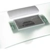 Beauty System Manikiūro stalas su dulkių surinkėju MANICURE DESK ELEGANCE GLASS Baltas
