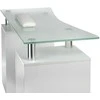 Beauty System Kosmetologinis stalas MANICURE DESK ESTHETIC GLASS Baltas