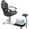 Beauty System Pedikiūro krėslas su pėdų vonele PEDICURE CHAIR COMFORT HYDRAULIC Pilkas