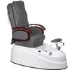 Beauty System Pedikiūro krėslas su pėdų vonele BR-2307 Pilkas