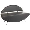 Beauty System Registratūros sofa Carini Pilkas
