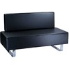 Beauty System Registratūros sofa Mesina Juodas