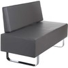 Beauty System Registratūros sofa Mesina Pilkas