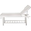 Beauty System Stacionarus masažo stalas 218 (Baltas)