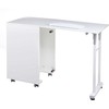 Beauty System Sulankstomas kosmetologinis stalas FOLDING MANICURE DESK 2IN1 Baltas