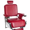 Beauty System Kirpyklos kėdė Barber Chair Lumber Raudona