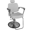 Beauty System Kirpyklos kėdė BeautySystem Bjorn BH-3318, šviesiai pilka