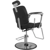 Beauty System Kirpyklos kėdė BeautySystem Bjorn BH-3318, matinė juoda