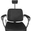 Beauty System Kirpyklos kėdė BeautySystem Bjorn BH-3318, matinė juoda