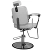 Beauty System Kirpyklos kėdė BeautySystem Bjorn BH-3318, šviesiai pilka