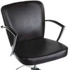 Beauty System Kirpyklos kėdė PROFESSIONAL HAIRDRESSING CHAIR LIVIO BRUSSEL BROWN (Pažeista pakuotė)