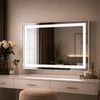 Beauty System Makiažo veidrodis su LED apšvietimu NEW YORK 80x65cm