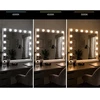 Beauty System Makiažo veidrodis su LED apšvietimu HOLLYWOOD 80x65cm
