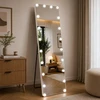 Beauty System pastatomas LED veidrodis su apšvietimu HOLLYWOOD, 160×50 cm (20 LED)