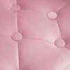 Activeshop Biuro kėdė su ratukais 4Rico QS-OF213G Velvet Rožinė