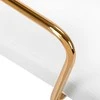 Activeshop Biuro kėdė su ratukais QS-OF211G Gold Baltas