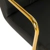 Activeshop Biuro kėdė su ratukais QS-OF211G Gold Juodas