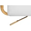 Activeshop CREAM Biuro kėdė su ratukais QS-OF211G Gold Kreminis Pilkas