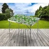 Carruzoo Sulankstomas turistinis stalas Summer Garden 80x60cm