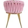 Activeshop Fotelis 4Rico QS-GW06G Velvet Rožinė
