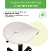 Habys Balninė ergonomiška meistro kėdutė Lumo Comfy Base baltas
