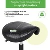 Habys Balninė ergonomiška meistro kėdutė Lumo Comfy Base juodas
