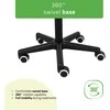Habys Balninė ergonomiška meistro kėdutė Lumo Comfy Base pilkas