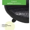Habys Balninė ergonomiška meistro kėdutė Lumo Comfy Base juodas