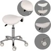 Habys Balninė kosmetologinė meistro kėdutė Lila PVC baltas