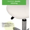 Habys Balninė kosmetologinė meistro kėdutė Lila PVC baltas