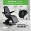 Habys Elektrinis kosmetologinis krėslas Selia PRO 4 Touch Core K315 Juodas
