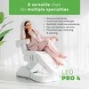 Habys Elektrinis kosmetologinis krėslas Leo PRO 4 Baltas