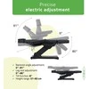 Habys Elektrinis kosmetologinis krėslas Selia PRO 4 Touch Core K315 Juodas