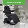 Habys Elektrinis kosmetologinis krėslas Velora PRO 4 Touch Core, juodas