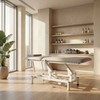 Habys Elektrinis kosmetologinis masažo stalas Optima Satin Comfort K729 Pilkas