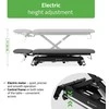 Habys Elektrinis kosmetologinis terapijos stalas Evero Cross X4 Ergo Satin Comfort K722 Pilkas