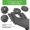 Habys Elektrinis kosmetologinis terapijos stalas Evero Cross X4 Ergo Satin Comfort K722 Pilkas