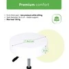 Habys Kosmetologinė meistro kėdutė Mobi Comfy Base baltas