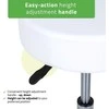 Habys Kosmetologinė meistro kėdutė Mobi Comfy Base baltas