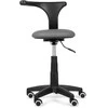 Habys Kosmetologinė meistro kėdutė Tessa stool PVC pilka