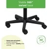 Habys Kosmetologinė meistro kėdutė Timo Comfy Base baltas