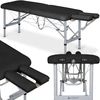 Habys Masažo stalas Chiro Ultralux 19 Alu Vinyl Flex K015, juodas