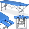 Habys Masažo stalas Chiro Ultralux 19 Alu Vinyl Flex K023 mėlynas