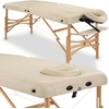 Habys Masažo stalas Panda 70 Comfort su veido anga, iš Vinyl Flex K033, smėlio spalvos