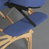 Habys Masažo stalas Panda Light Wood 70 Vinyl Flex K012 tamsiai mėlynas